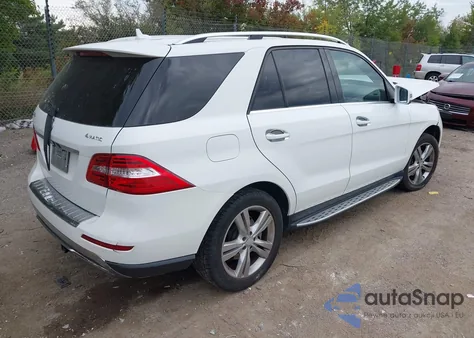 2014 Mercedes-Benz Ml 350 4Matic из США, поврежденный, VIN 4JGDA5HB0EA356026